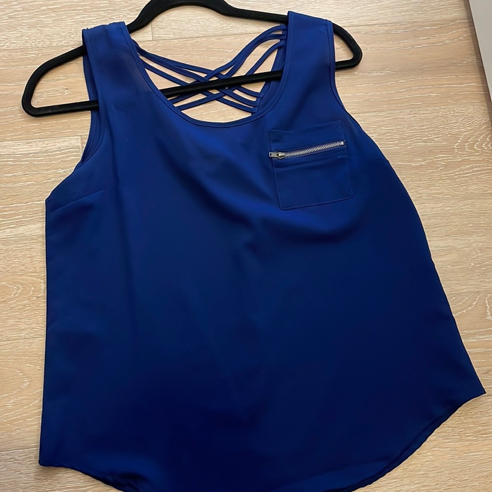 Royal blue tank